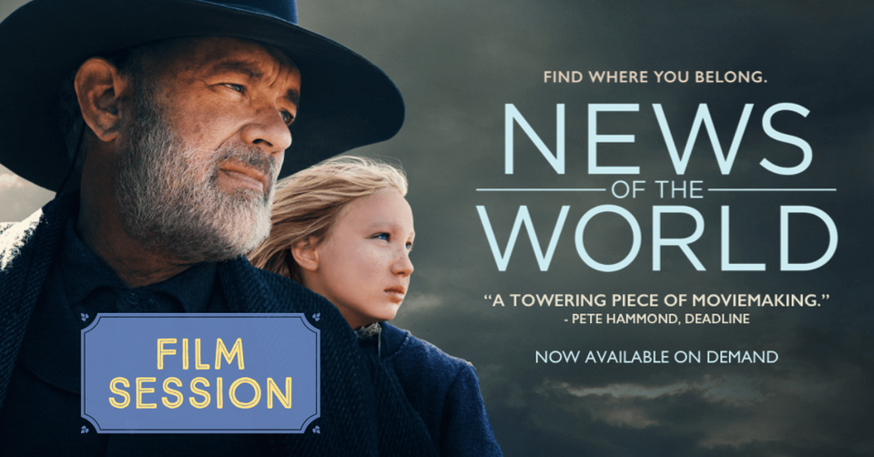 News of the World starring Tom Hanks, now streaming on HBO Max